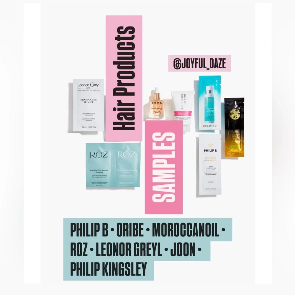Hair Product Samples Set